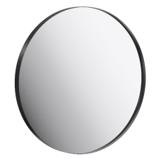 Зеркало Aqwella RM 80 см (черный)